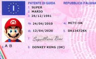Scansione della patente